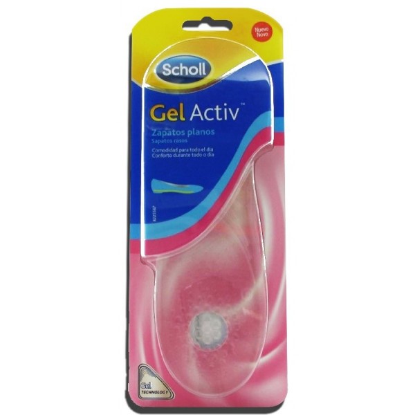 PLANTILLAS GEL ACTIV ZAPATOS PLANOS DR. SCHOLL, cosmética, Farmadina.com
