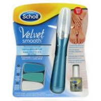 LIMA ELECTRONICA UÑAS VELVET SMOOTH + ACEITE DR SCHOLL 3ML
