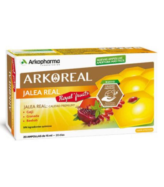 Comprar ARKOREAL JALEA REAL ROYAL FRUITS 20 AMPOLLAS