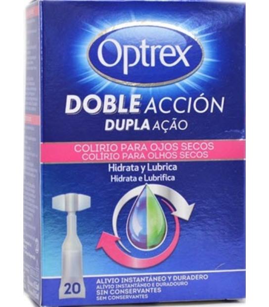 comprar OPTREX DOBLE ACCION COLIRIO PARA OJOS SECOS 20 MONODOSIS