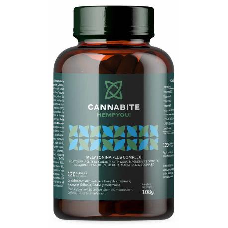 COMPRAR MELATONINA PLUX COMPLEX 120 CAPSULAS CANNABITE HEMPYOU