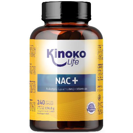 NAC+ N-ACETIL CISTEINA 240 CAPSULAS KINOKO LIFE