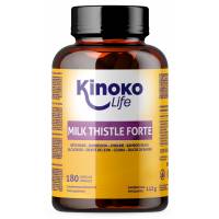 MILK THISTLE FORTE – 180 CAPSULAS – CARDO MARIANO CON ALCACHOFA, DIENTE DE LEON Y COLINA Kinoko Life